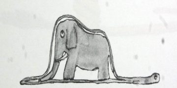 Una delle illustrazioni presenti nel Piccolo Principe