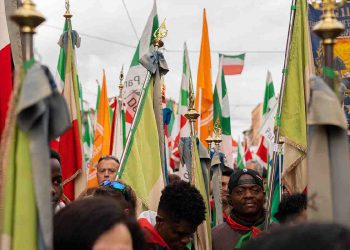 Una manifestazione per il 25 aprile - foto generica