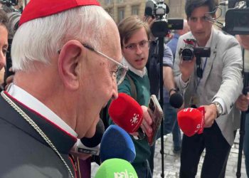 Uno dei cardinali che hanno preso parte alla seconda congregazione