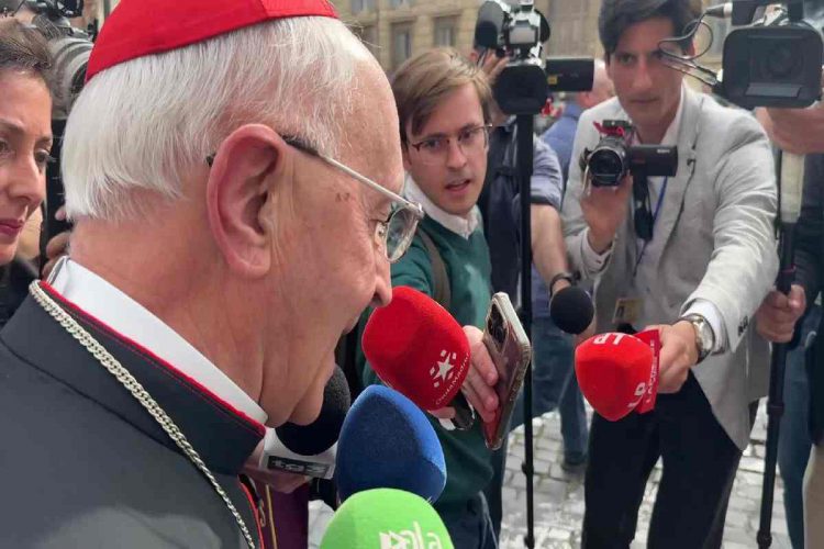 Uno dei cardinali che hanno preso parte alla seconda congregazione