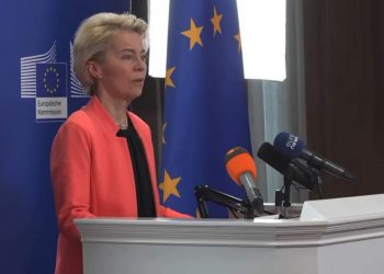 La presidente della Commissione Ue, Ursula von der Leyen