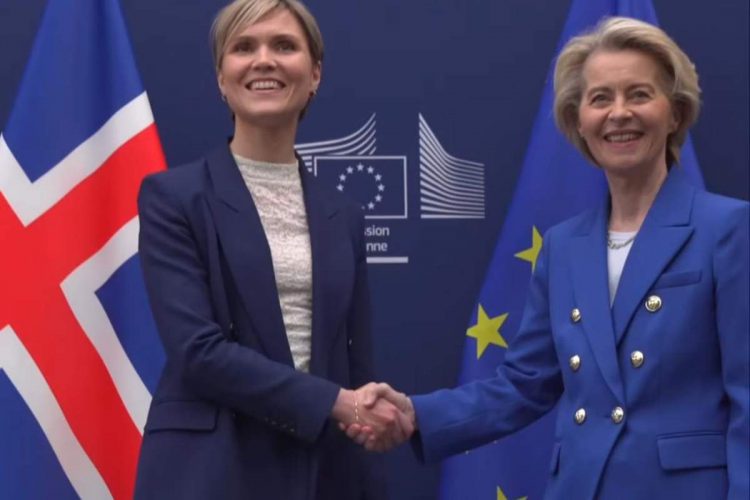 Von der Leyen e Frostadottir