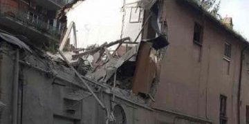 Crollo palazzina Roma