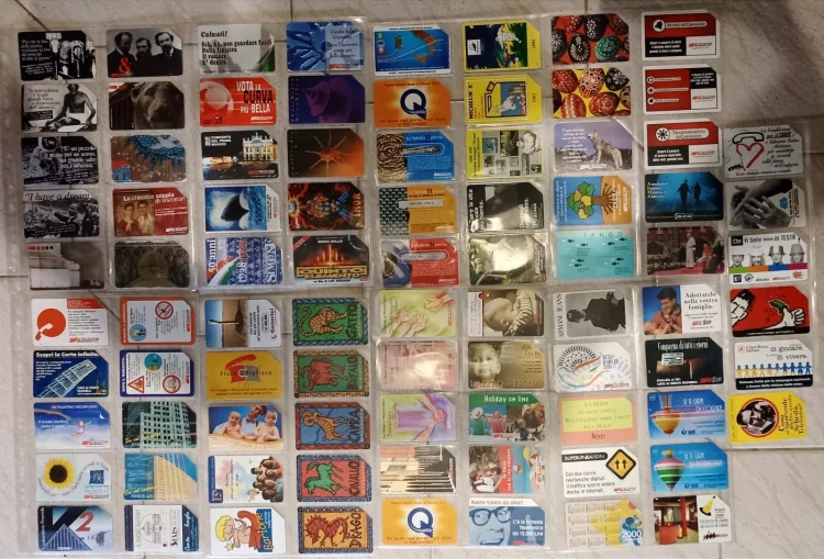 Schede telefoniche vintage - Fonte: ebay