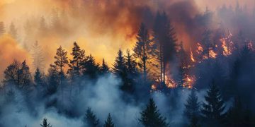 Incendio in Alto Adige: il fumo si diffonde fino al Trentino