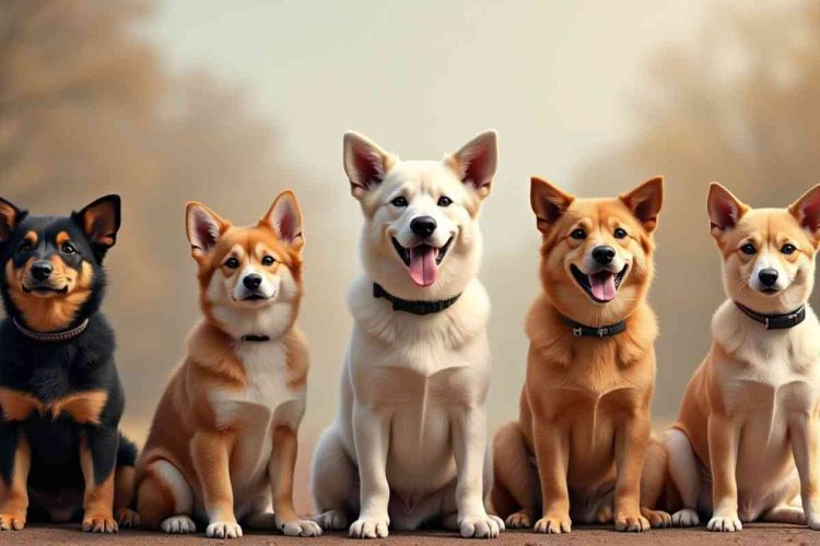 Un gruppo di cani