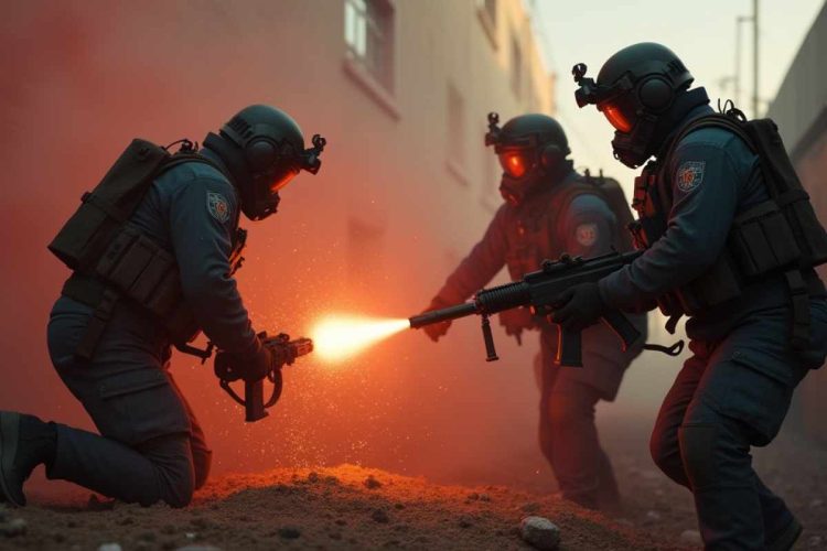 Artificieri disinnescano bomba