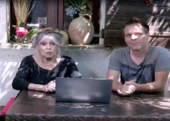 Brigitte Bardot assieme a Rémi Gaillard