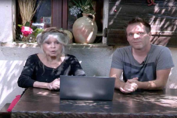 Brigitte Bardot assieme a Rémi Gaillard