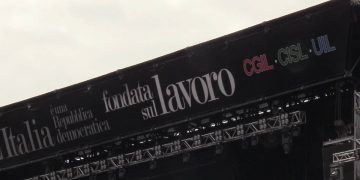 Delle scritte legate al primo maggio