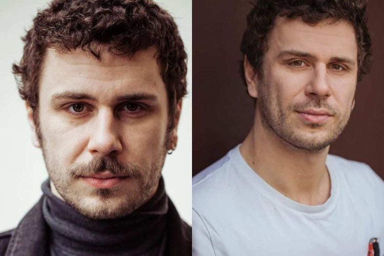 Due foto dell'attore Theo Navarro-Mussy