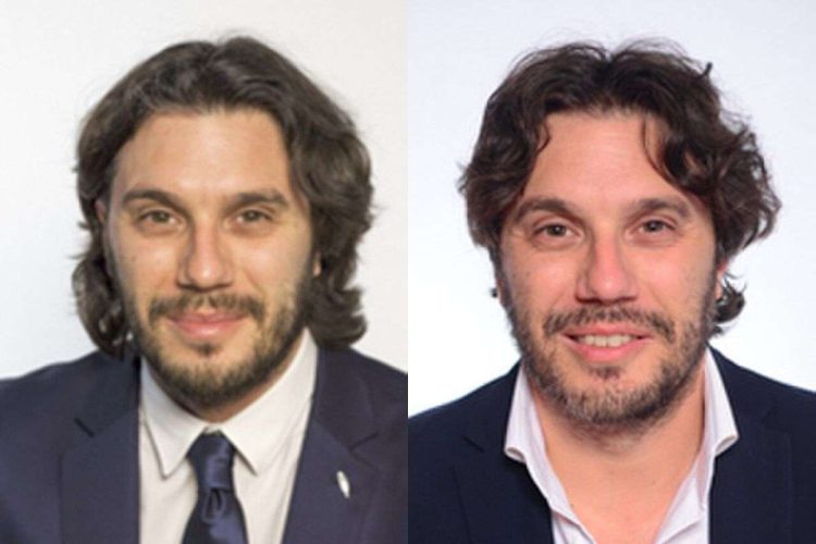 Due foto di Francesco Silvestri del M5S