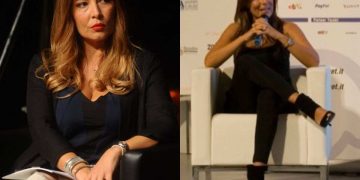 Due foto di Selvaggia Lucarelli