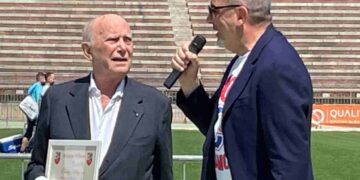 Ernesto Pellegrini durante una premiazione avvenuta a maggio 2024