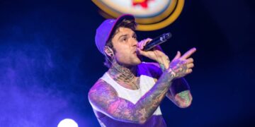Fedez durante un concerto