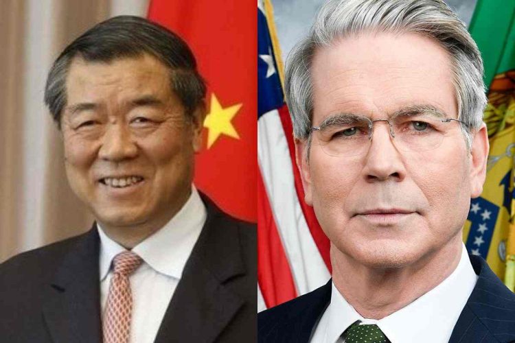 He Lifeng e Scott Bessent