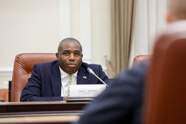 Il ministro degli esteri David Lammy