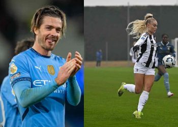 Jack Grealish e Alisha Lehmann