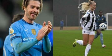 Jack Grealish e Alisha Lehmann