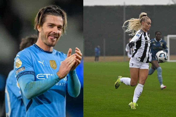 Jack Grealish e Alisha Lehmann