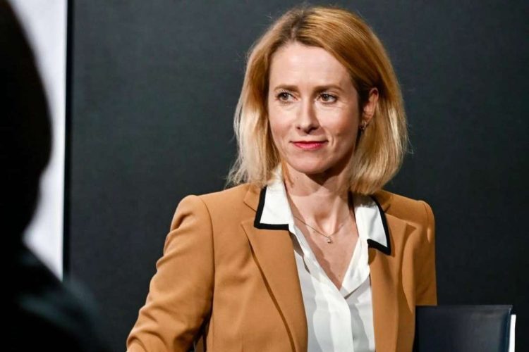 Kaja Kallas sulla guerra in Ucraina