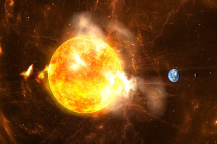 La più forte tempesta solare di sempre
