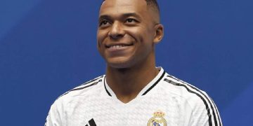L'attaccante francese del Real Madrid, Kylian Mbappé