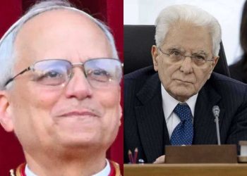 Leone XIV e Sergio Mattarella