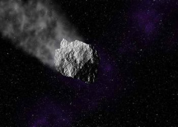 Rappresentazione di un asteroide