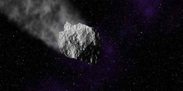 Rappresentazione di un asteroide