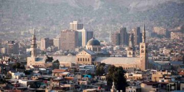 Salgono i morti vicino Damasco in Siria