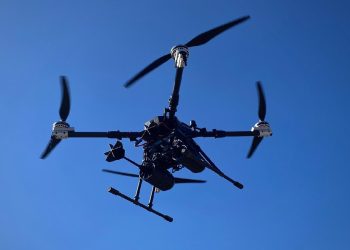 Un drone usato per scopi militari