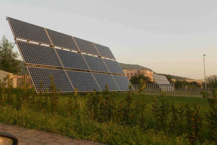 Un impianto fotovoltaico