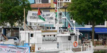 Una nave della Freedom Flotilla Coalition