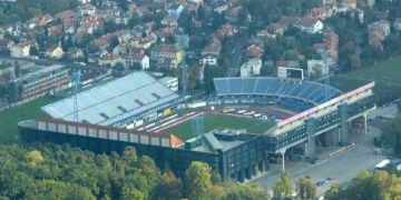 Uno stadio a Zagabria