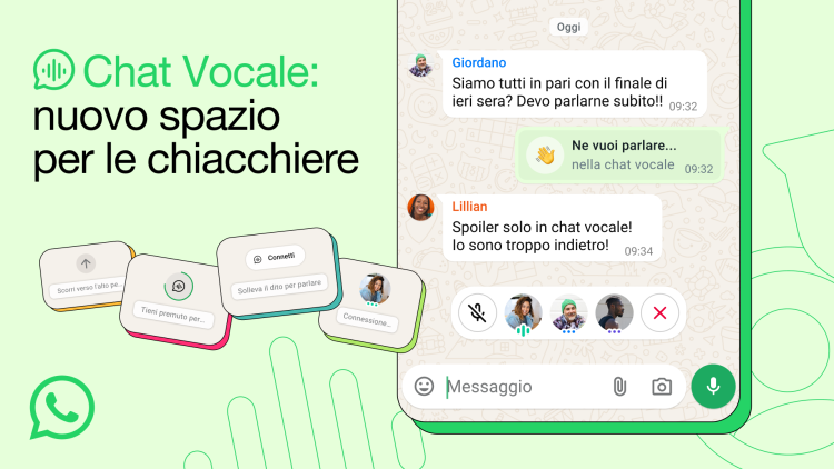 Chat vocale su WhatsApp - blog.whatsapp.com