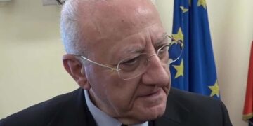 De Luca sull'aumento delle spese militari