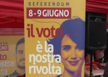Dei manifesti legati al referendum