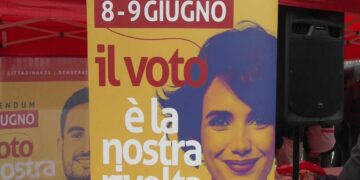 Dei manifesti legati al referendum