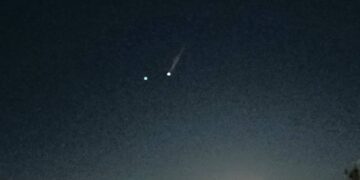 Dei missili lanciati dall'Iran contro Israele