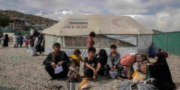 Dei rifugiati a Kabul, Afghanistan