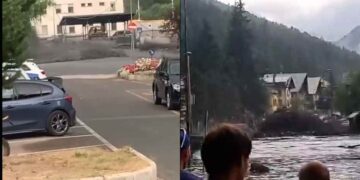 Esondazione a Bardonecchia