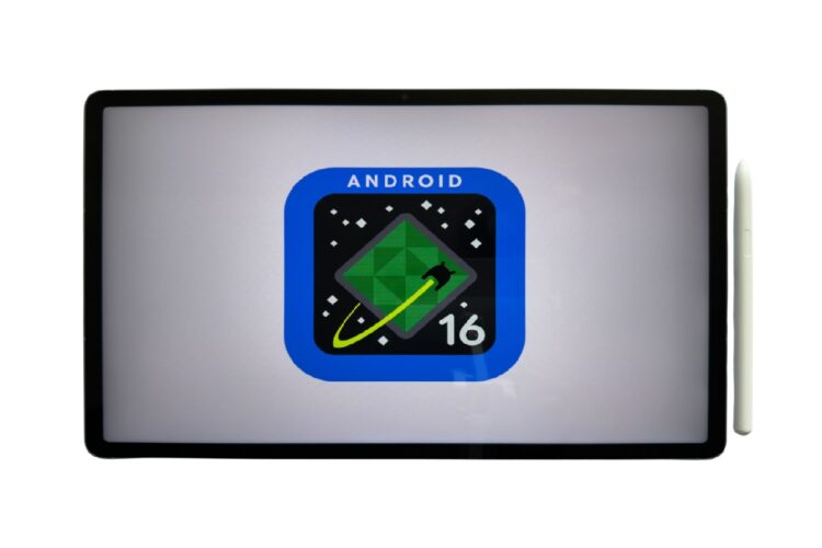 Il logo di Android 16