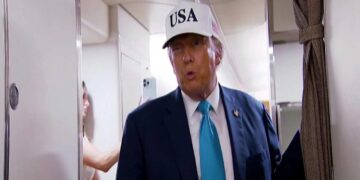 Il presidente degli Stati Uniti Donald Trump