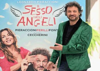 Il regista e attore Leonardo Pieraccioni durante il photocall del film ''Il sesso degli angeli'