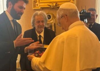 Incontro tra Al Pacino e Papa Leone