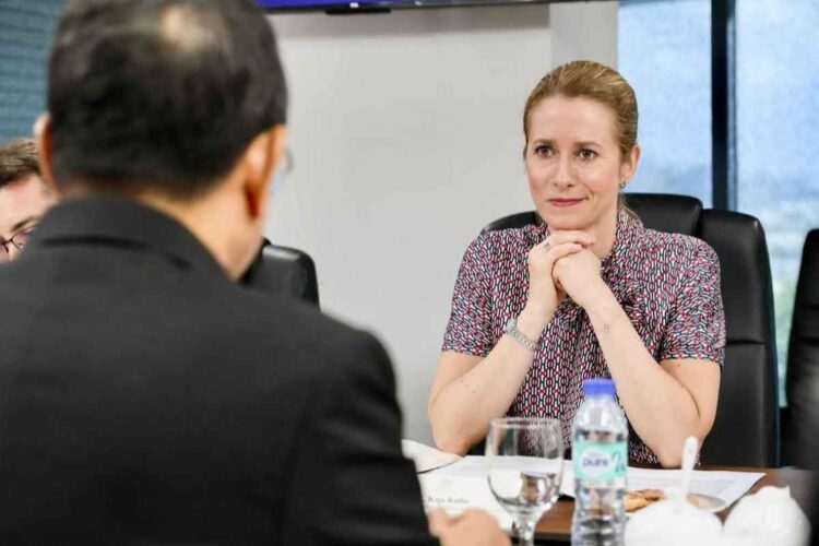 Kaja Kallas sulle sanzioni alla Russia