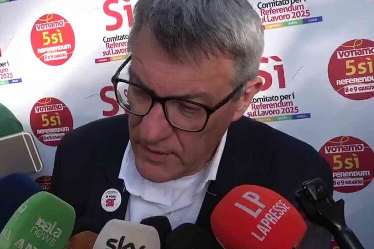 L'appello di Landini sul referendum