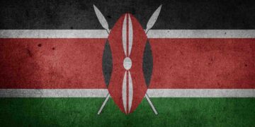 La bandiera del Kenya