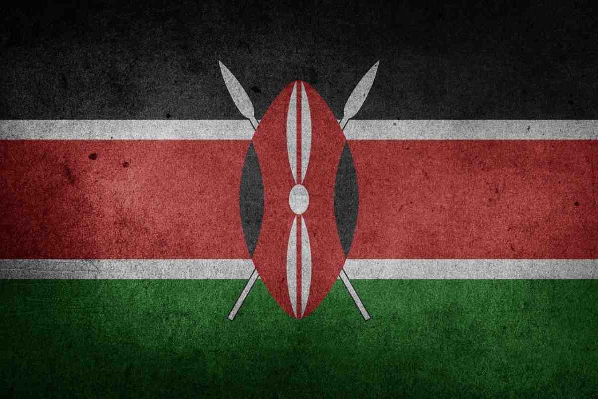 La bandiera del Kenya
